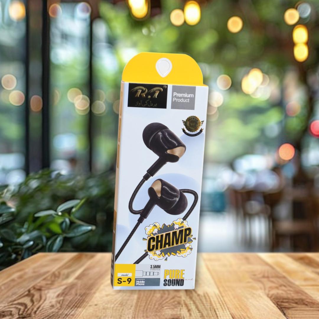 Super Bass Wired Earphones – Metal Body, High-Quality Sound (Black) - Image 2