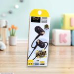 Super Bass Wired Earphones – Metal Body, High-Quality Sound (Black)