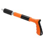 Portable Concrete Manual Nail Gun – Adjustable Steel Wall Fastening Tool (Orange)