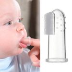 Infant Silicone Finger Toothbrush with Storage Box – Safe & Hygienic